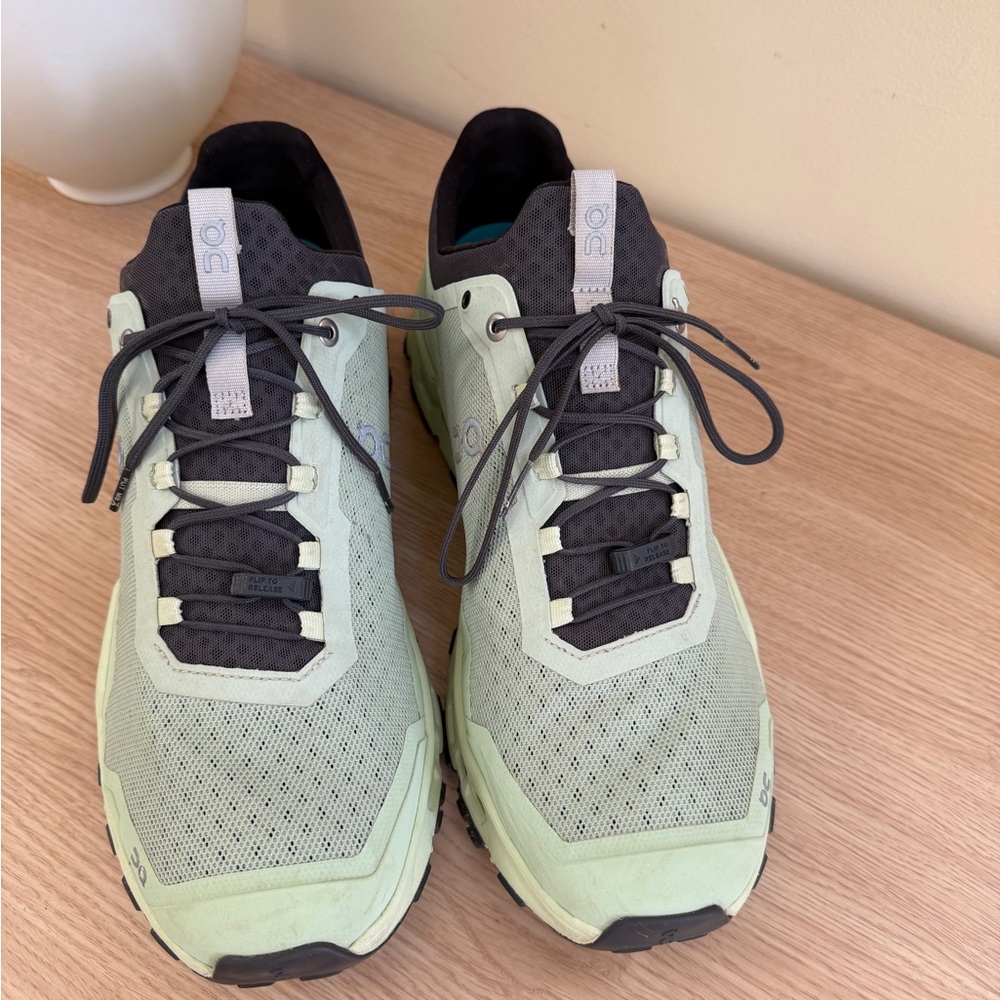 On Running Cloudultra Mint and Black Athletic Shoes